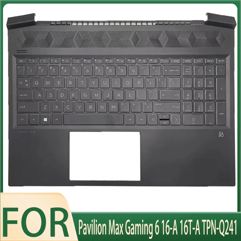 

New For Pavilion Max Gaming 6 16-A 16T-A TPN-Q241 US Laptop Backlight Keyboard with Palmrest Upper