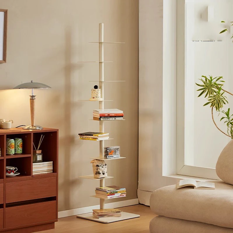 Étagère à livres en fer pour adultes et enfants, stockage de livres, coin de chambre à coucher, décor d\'étagère longue, salon