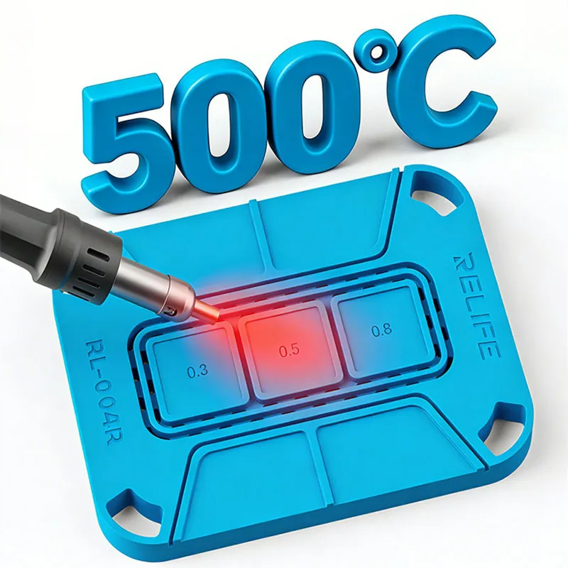 

Магнитная подушка RELIFE RL-004R для пайки изогнутых контактов при ремонте мобильных телефонов, чипов ЦП, жестких дисков, микросхем, силиконовая подложка для пайки