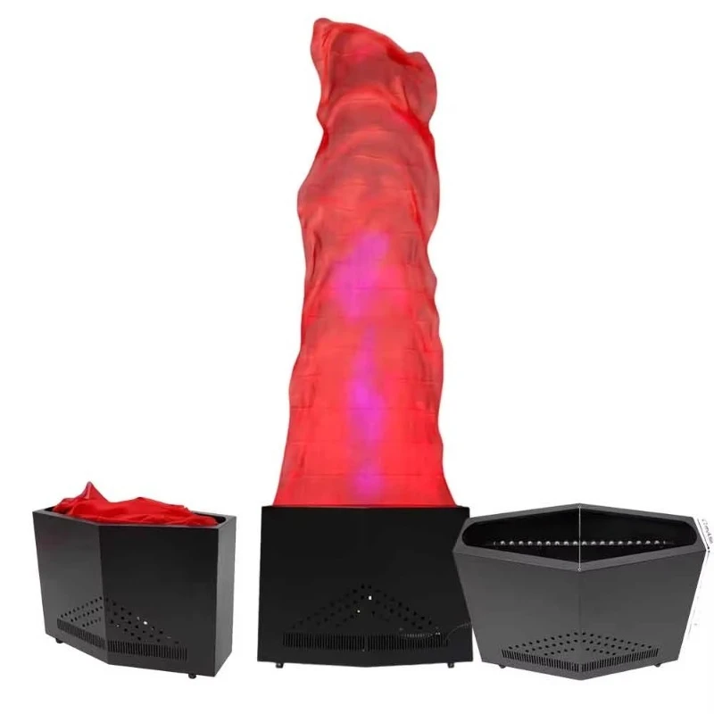 100W Stage Flame Light 1.5-1.8m Silk LED Fake Fire for DJ Disco Concert Events