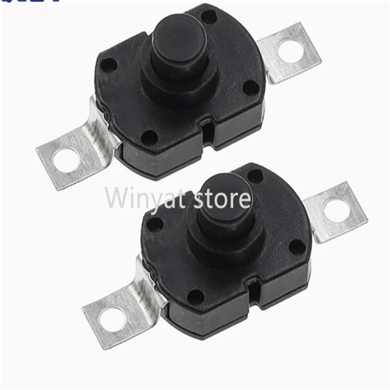 Push button switch 1712KD Flashlight Switch LOCK 17X12X9.5MM Table Lamp Switch Flashlight Button Switch ON-OF1712-KD  17*12 1712