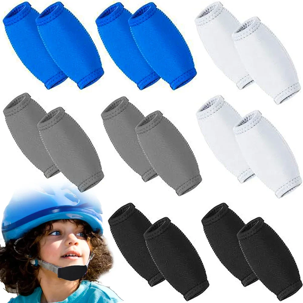 2PCS Kids Rugby Sports Chin Pad Anti-collision American Ice Hockey Chin Cover Helmet Protective Equipment Pad Riding Helmet Pads