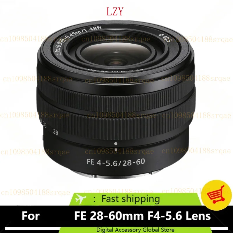 تستخدم حقيقية SEL2860 FE 28-60 مللي متر F4-5.6 عدسة كامل الإطار القياسية عدسة تكبير لسوني A7C A7C II A7 III ZV-E1 A7R IV كاميرا