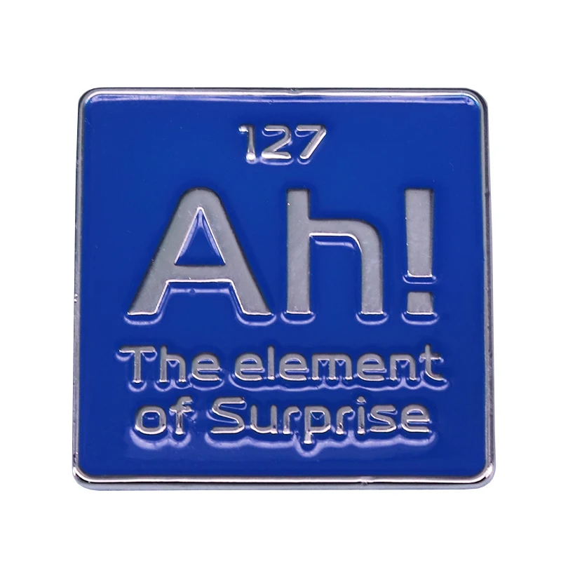 Science Brooch DND Beaker Scientist Badge Make Everything Enamel Pin Gift