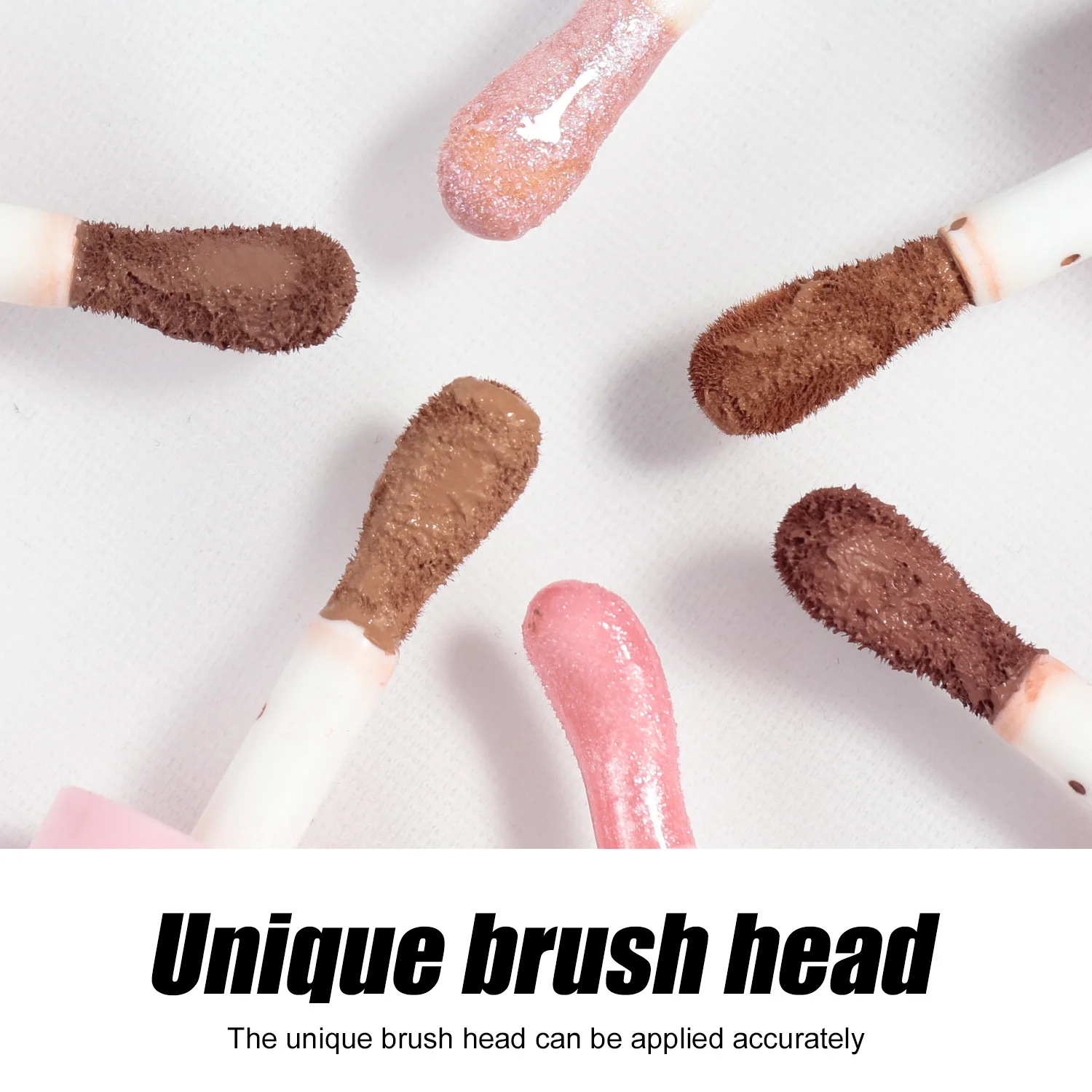 Private Label Lipgloss Lipstick Roze Mollige Ronde Buis Lip Make-up Aangepaste kleur Hydraterende Glanzende Lipstick OEM Schoonheidsproduct