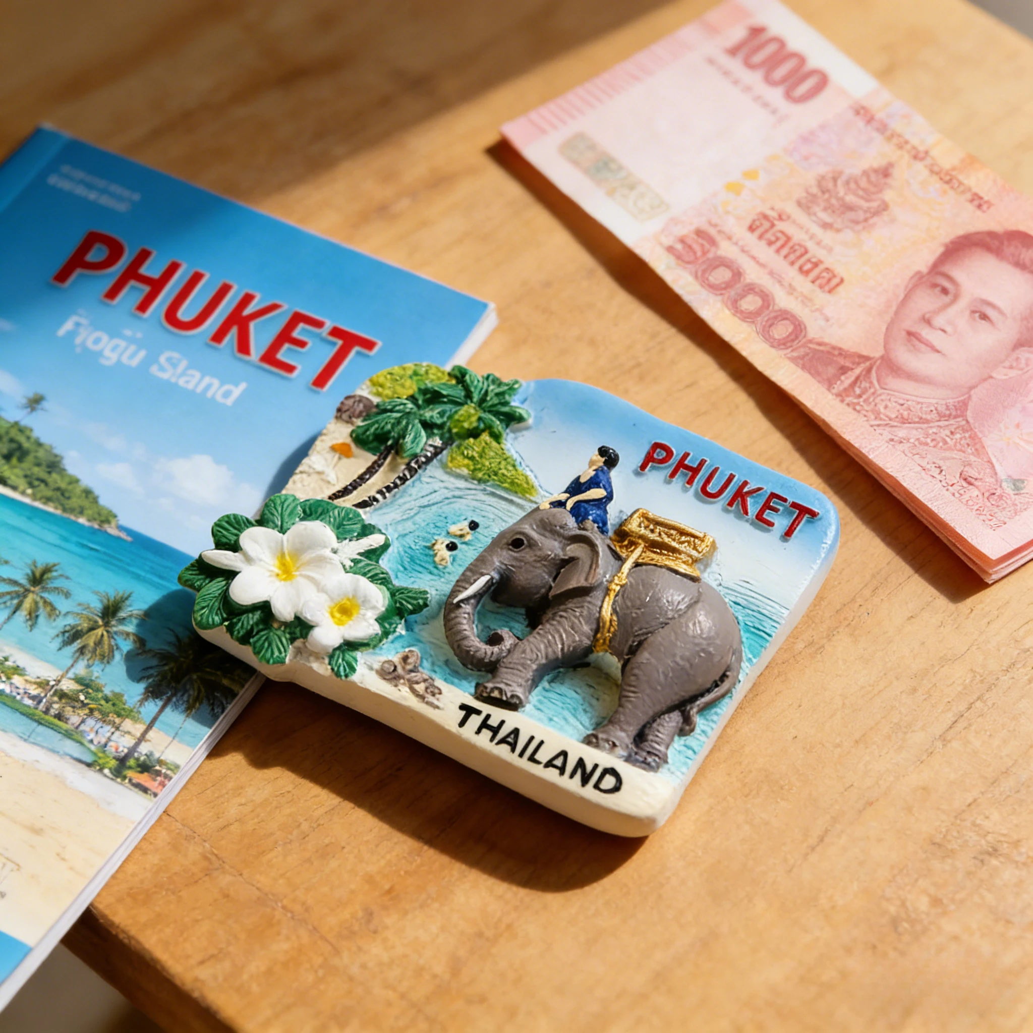 Thailand Phuket Island Fridge Magnet - 3D Tropical Beach Limestone Decor Unique Asian Gift for Friends Home Decor