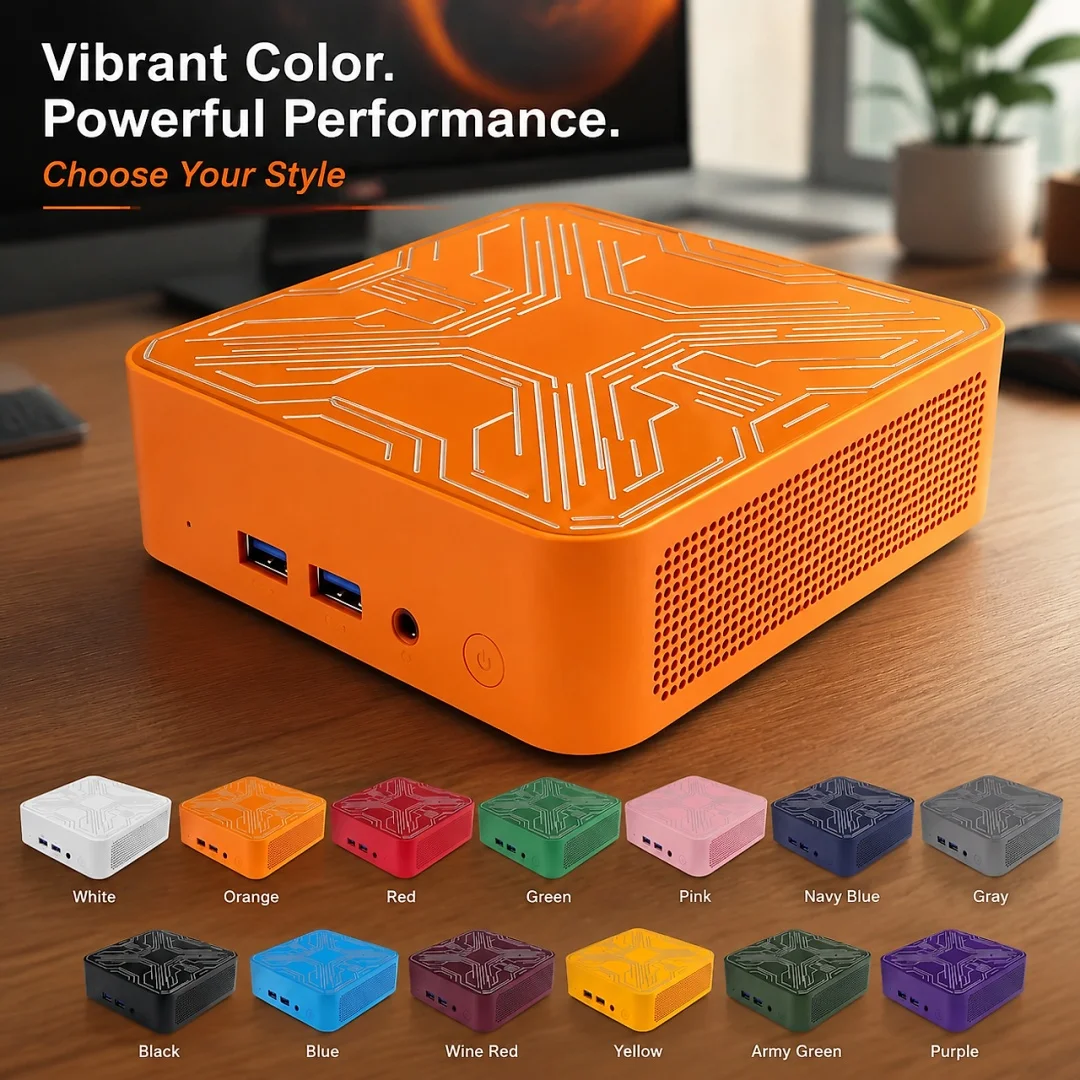 2026 Valiant Core N150 MINI PC Windows 11 Smooth Touch Pocket Sized Workstation RAM 1TB SSD WIFI 6 BT5.2 4K HD Mini Gaming