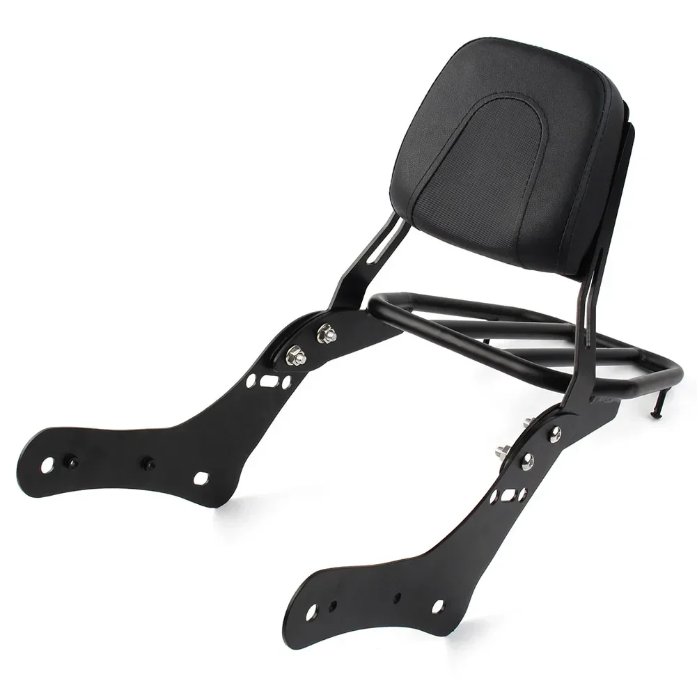 For Kawasaki Vulcan S 650 VN650 2015-2017 2018 2019 2020 2021 2022 2023 Black Motorcycle Sissy Bar Luggage Rack Backrest Pad