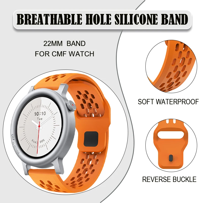 22Mm Silicone Band …