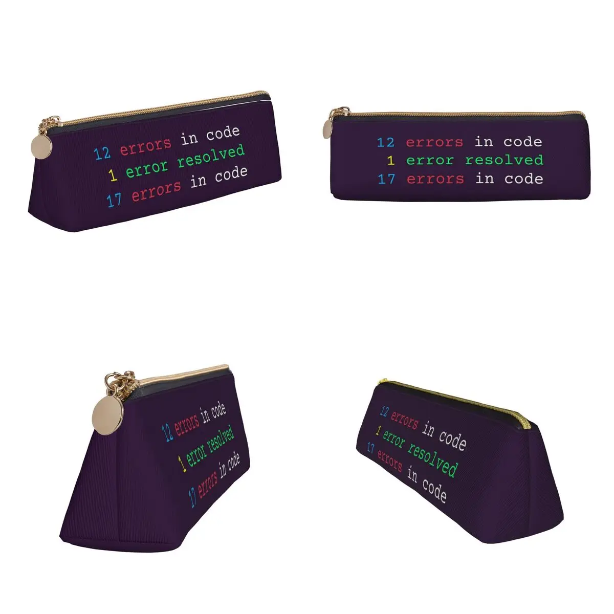 12 Errors In Code 1 Error Resolved 17 Errors In Code Pencil Case Pencil Pouch Storage Stationery Pen Box Pencil Bag for Studen