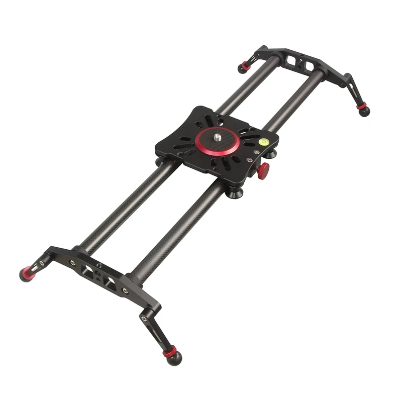 

80cm Mini Rotation Carbon Fiber Dolly camer Slider Track Rail For DSLR camer Video Tripod With Bag