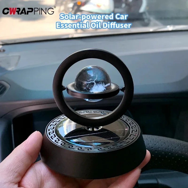 

Car Air Freshener Auto-Rotating 360° Fragrance Diffuser Dashboard Ornaments Remove Car Truck Cleaner Perfume Aroma Accessories