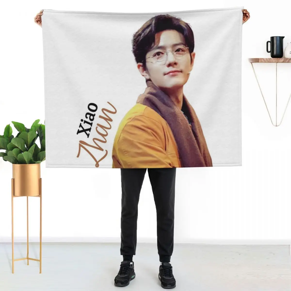 Xiao Zhan Throw Blanket All Weather Soft Throw Blanket for Sofa