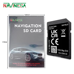A2139069110 V20 SD Card Map Pilot Europe 2025 Use for Mercedes GLC CLASS X253 2015-2019 Car Navigation Accessories