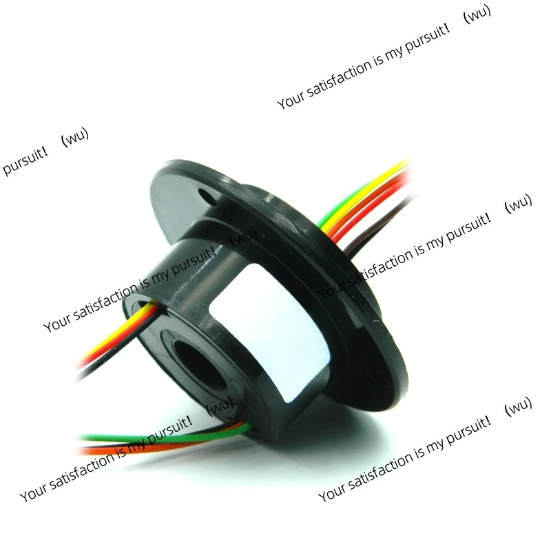 Mini Hole 10mm Hollow Slip Ring 6 Channel 2A Conductive Electric, Swivel Joint Connection 240 VOLT AC/DC ZHT010-06A