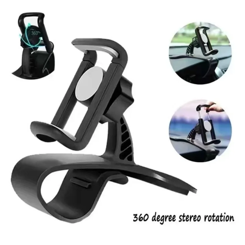 For Phone Multi-Functional Universal Car Mobile Phone Holder Easy Clip Mount Stand Panel Dashboard GPS Navigation Bracket Holder