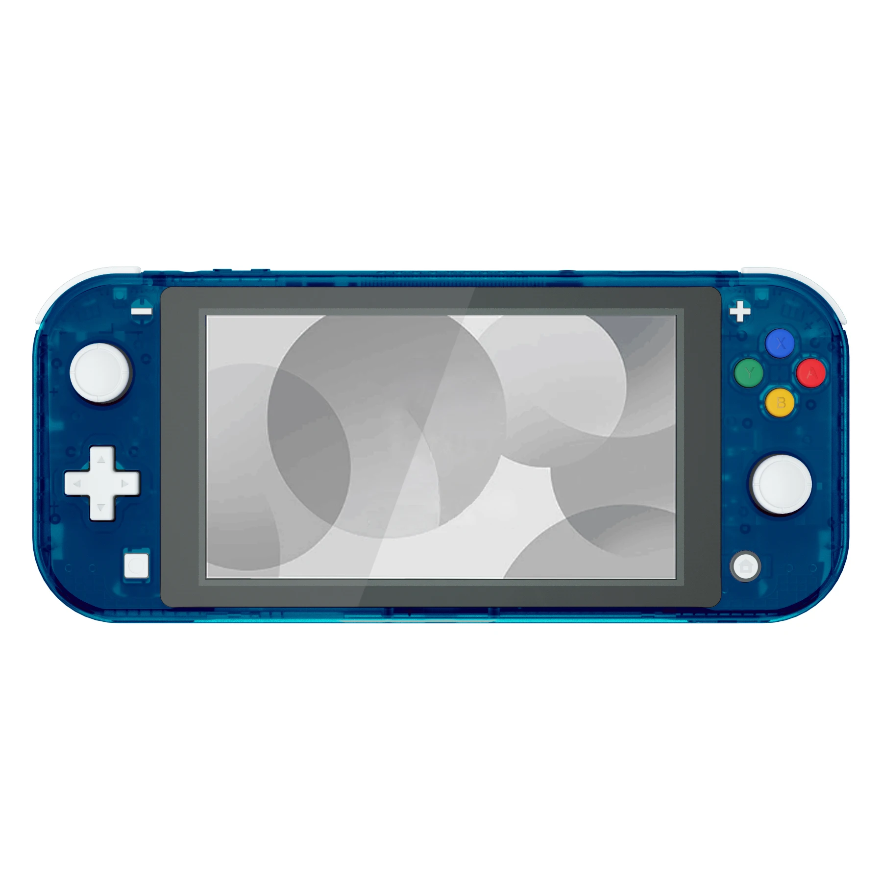 Custodia di ricambio eXtremeRate per Nintendo Switch Lite - Clear Blue