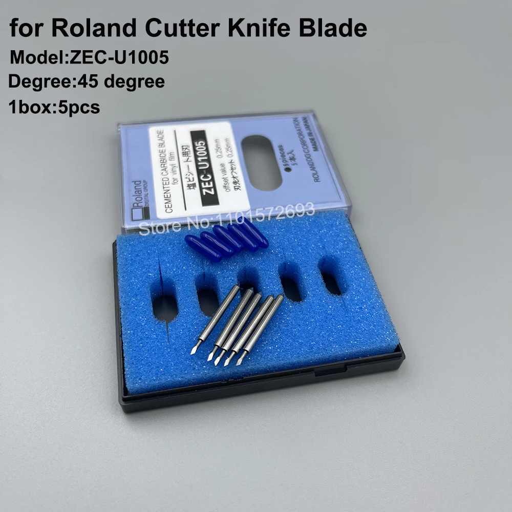 5PCS Imported 45 degree Roland Cutting Plotter Blades ZEC-U1005 For Roland XC-540 SP-300 VS-540 VS-640 Cemented Carbide knife