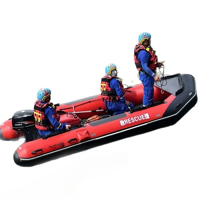 Rubber Boat Assault Boat 390M Lifeboat Kayak Inflatable Boat
