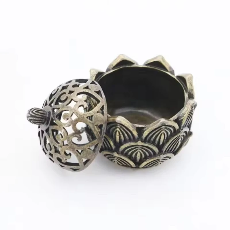 

1pc Lotus Incense Holder,Small Inscent Cone Burner,Mini Asian Style Lotus Flower Zen Decor Gift