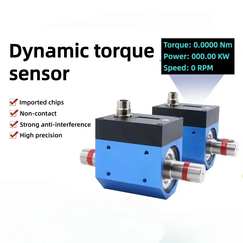 0-10 N.m Dynamic Torque Sensor High Precision Dynamic Torque Transducer of Rotation for Measuring Motor Test Bench Performance