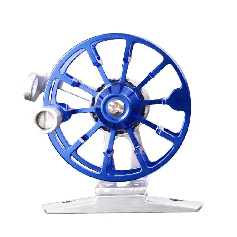 AEE2-Metal Right Hand Flying Ice Fishing Reel Rock Fishing Hand Rod Front Wheel With One Click Release Switch