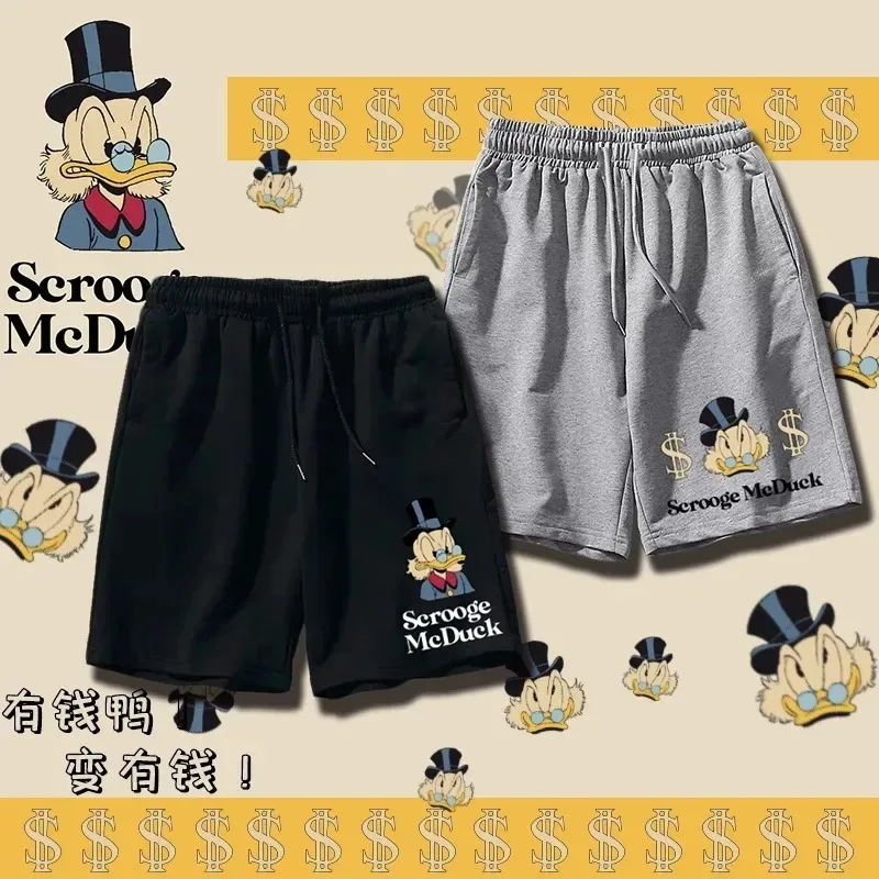 Disney cartoon anime Donald Duck Pluto sports trend shorts ins super fire boys and girls breathable five-point pants