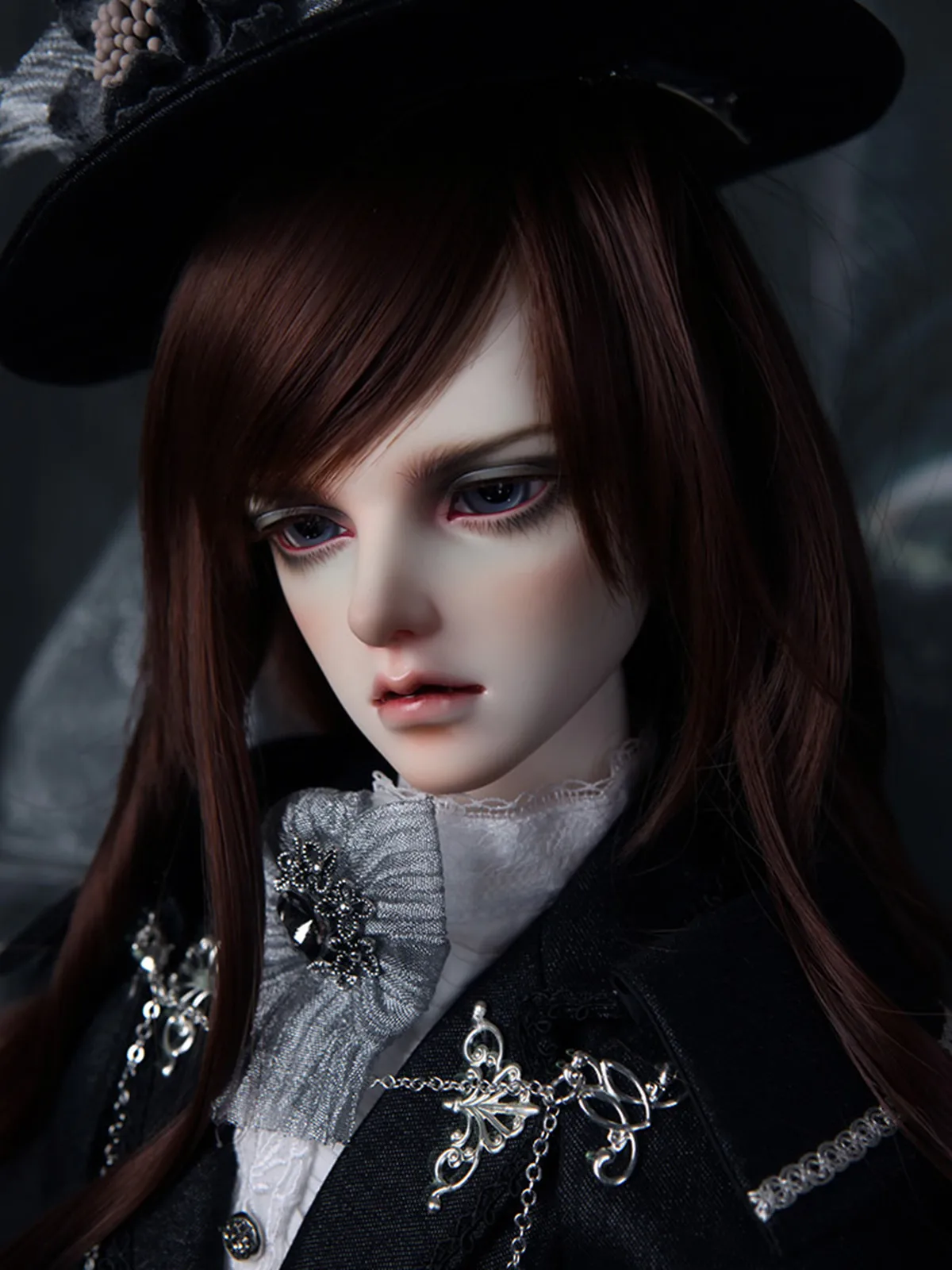 

2024 New bjd sd doll 1/3 male Delf ABADON 65cm Birthday gift humanoid uncle joint resin anime spot Makeup