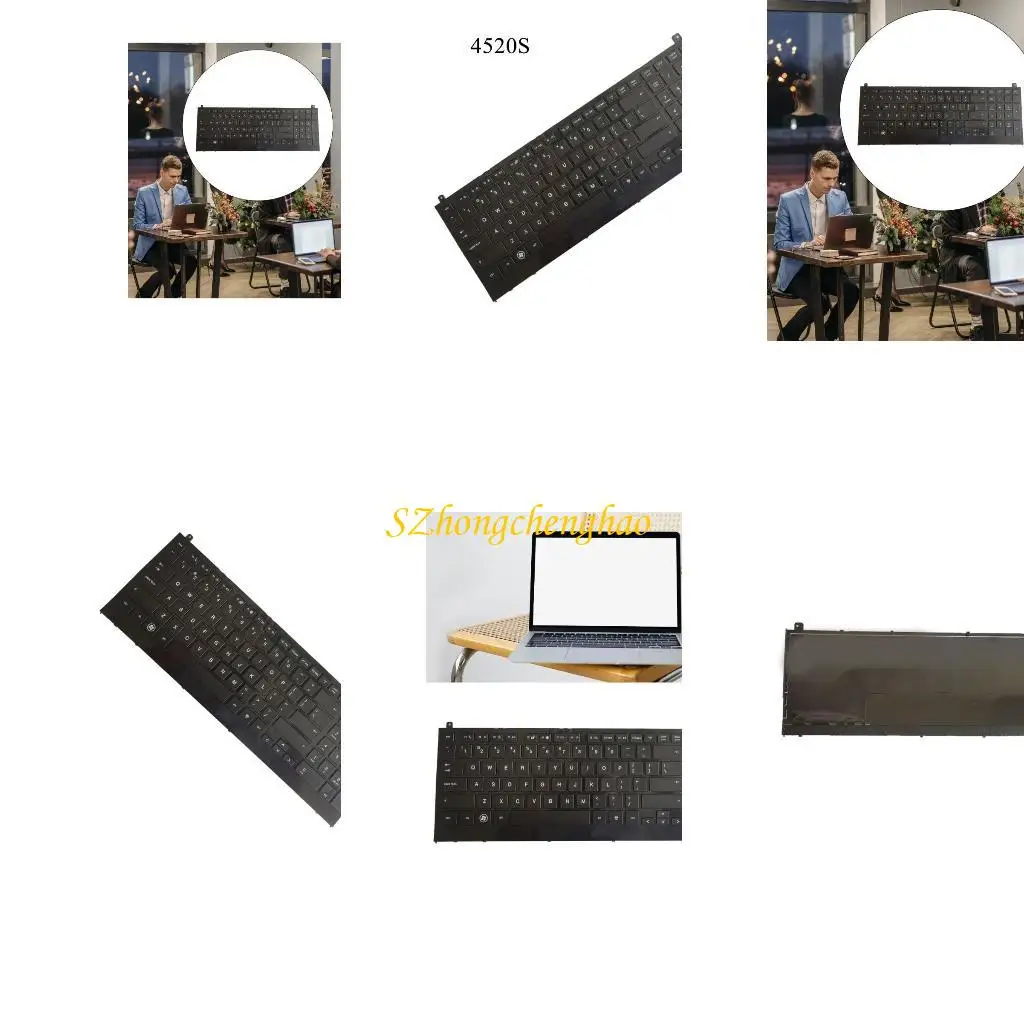 

US Layout Replacement Keyboard Without Backlit for HP probook 4520 4520S 4525S 601D