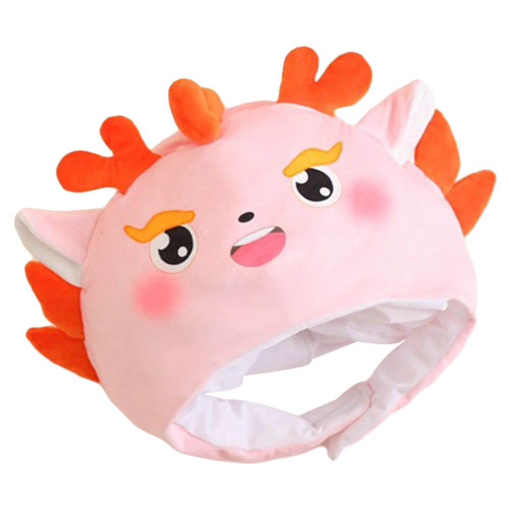 

Dragon Head Hat PP Cotton Funny Party Costume Accessory Cartoon Photo Prop Masquerade Cosplay Stage Performance Selfie