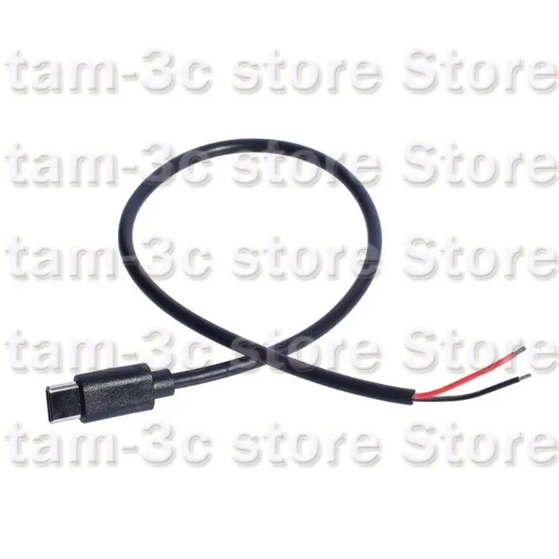 D0UA USB loại C phích cắm nam đến 2Pin Cáp lợn 15W 30cm để sửa chữa hoặc thay thế nhu cầu sạc