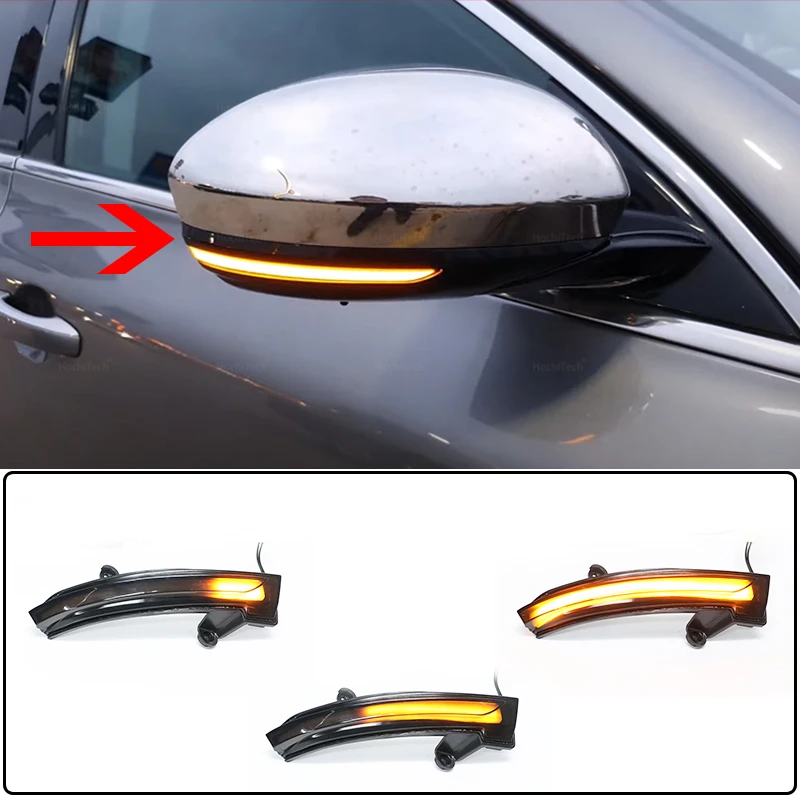 For Renault Megane 4 IV Talisman Clio 5 V Dynamic LED Side Mirror Turn Signal Light Sequential Indicator Blinker Light Lamp