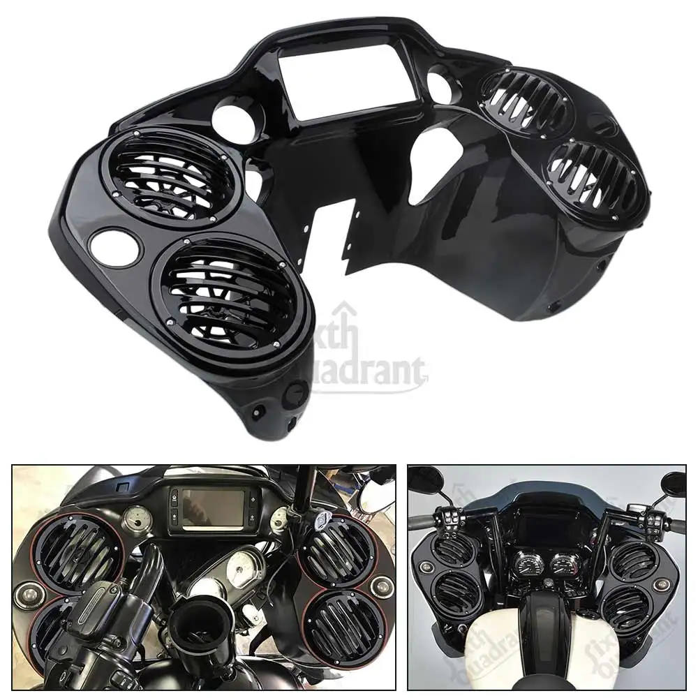 

Motorcycle Part Inner Fairing Cover- 4 Speakers audio 6.5" Speaker Pods ABS For Harley Touring Road Glide Limited FLTRK 2020-24