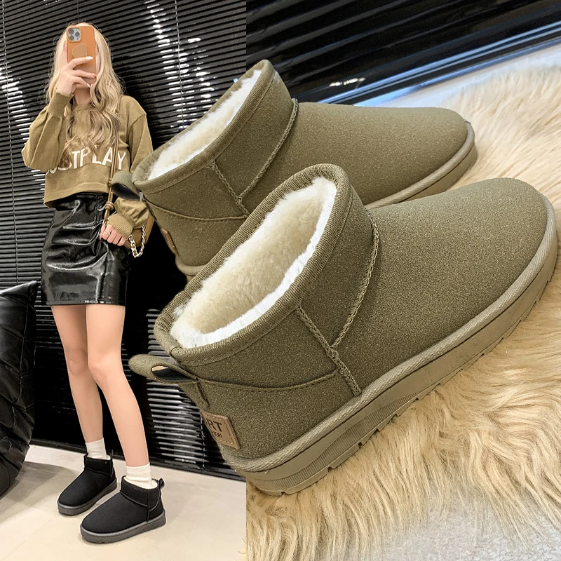 2024 New Women Winter Ultra Mini Boot Designer Australian Platform Boots for Leather Warm Ankle Fur Booties Luxury Boots