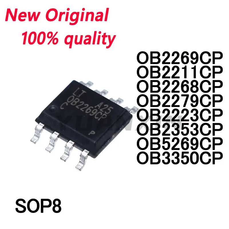 10/PCS New Original OB2269CP OB2211CP OB2268CP OB2279CP OB2223CP OB2353CP  OB5269CP OB3350CP SOP8 Power management chip In Stock