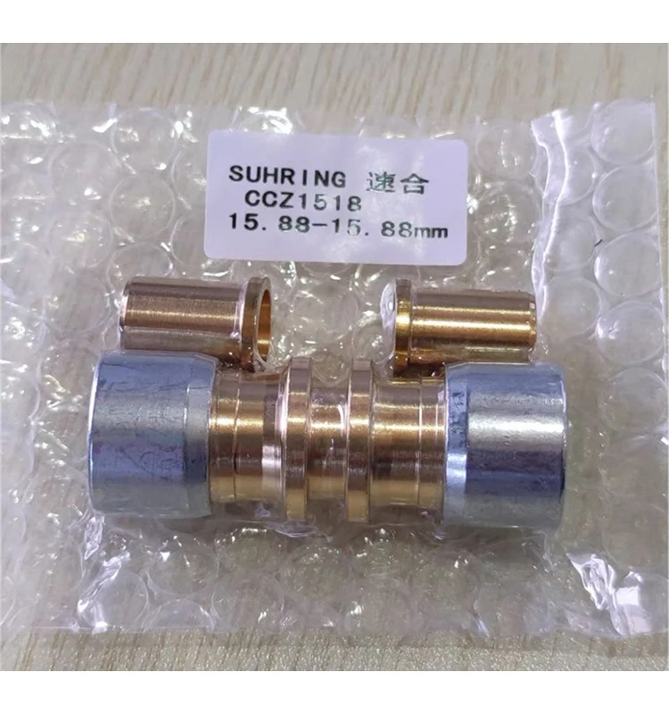 Ring Air Conditioning Equal Diameter Brass Pipe Tee Joint 8-8-8 Split Maintenance Installation