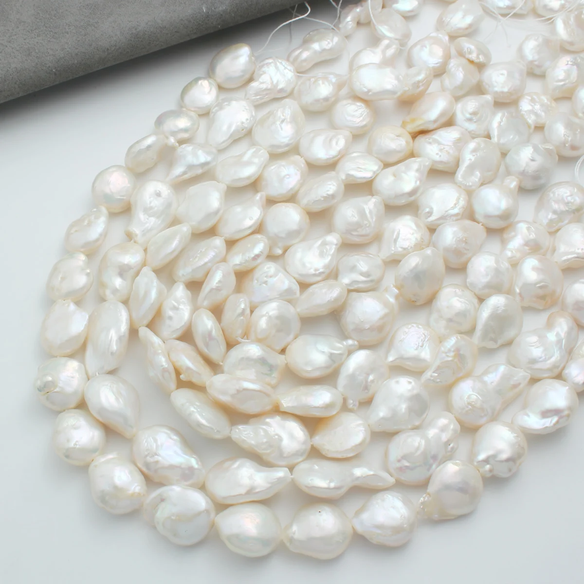 

13-18mm Natural freshwater pearl droplet shaped Baroque irregular shaped beads for jewelry DIY necklaces and bracelets