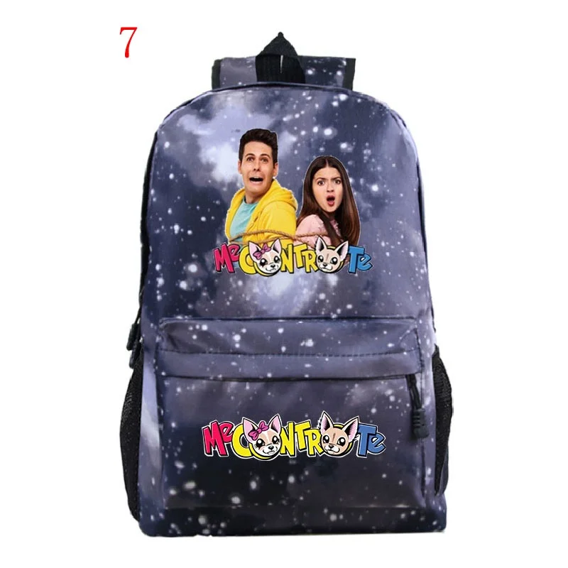 Me Contro Te-Mochilas escolares para meninos e meninas, Mochila para adolescentes, Mochila diária para caminhadas, Mochila de viagem, presentes