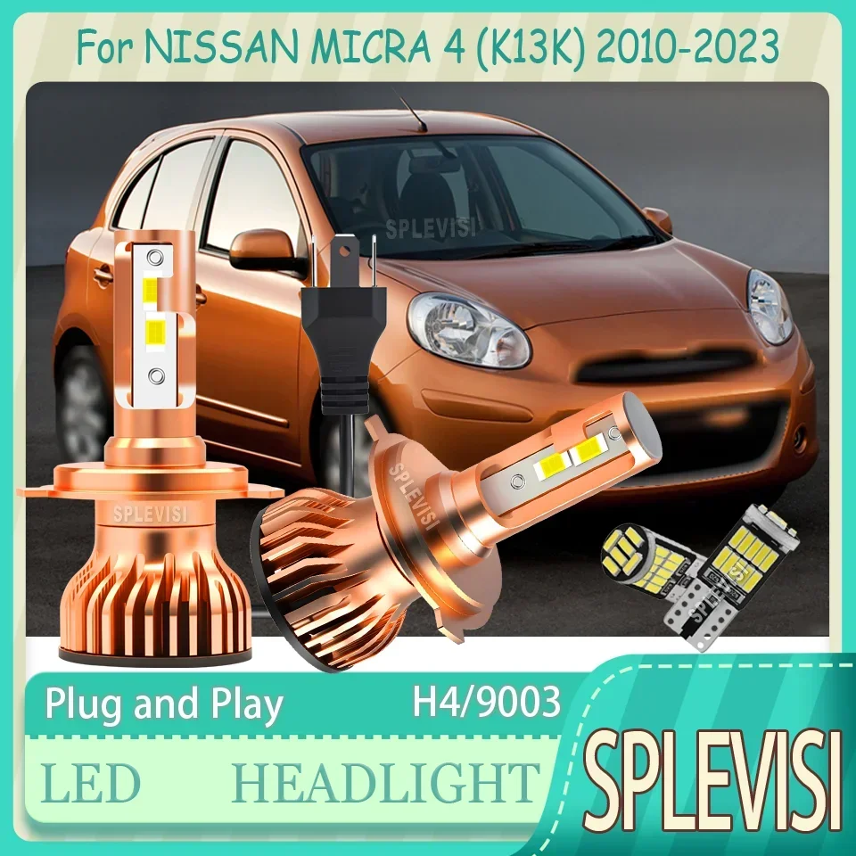 

Instant-On Brightness Tool-Less 9003/H4 LED HEADLIGHT For NISSAN MICRA 4 (K13K) 2010 2011 2012 2013 2014 2015 2016 2017-2023