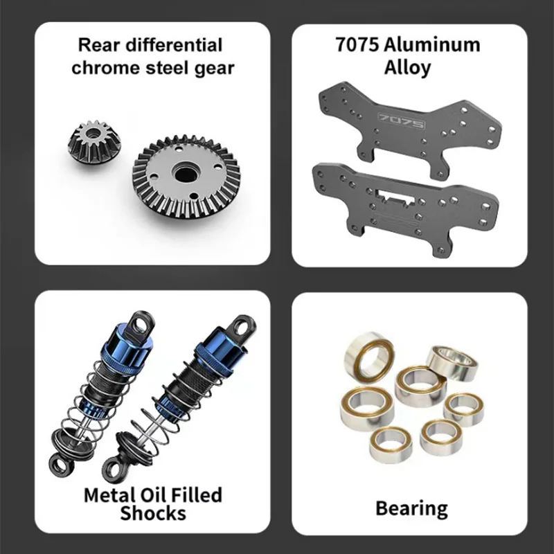 MJX 10303 Samochód Driftowy Rally Sportowy 1:10 Bezszczotkowy Symulacyjny Samochód RC z Magnetyczną Karoserią, Szybki Terenowy Samochód Zdalnie Sterowany RTR