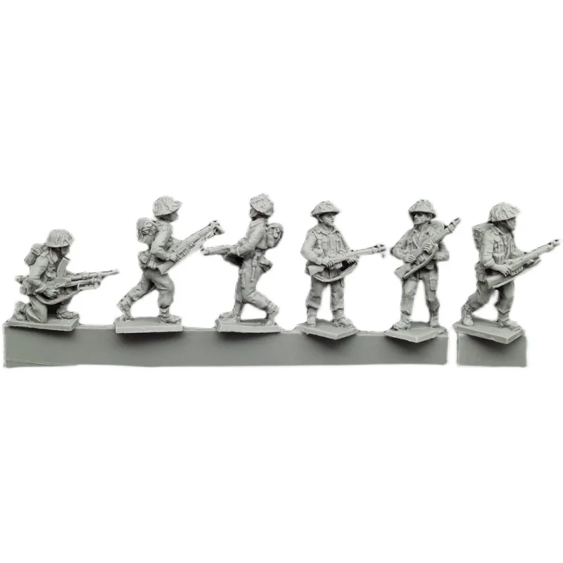 1/72 Scale Die-cast Resin DIY Model Assembly Kit British Infantry Model Toy Unpainted Free Shipping