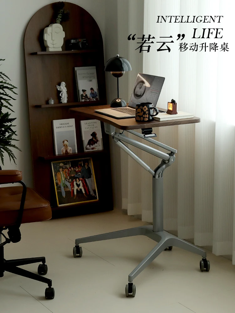 Adjustable Height Desk Workbench Office Desk Small Size Standing Solid Wood Any Desk