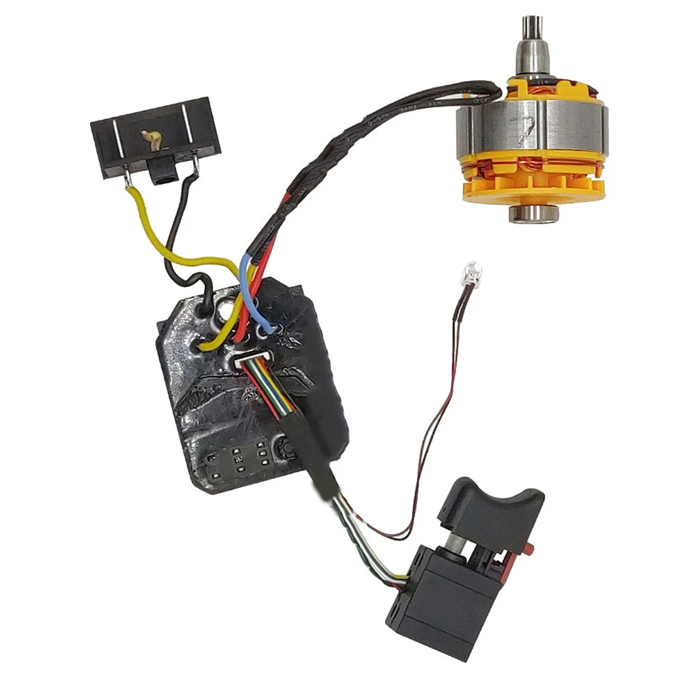 1 Set Motor Board Switch Split Motor Assembly Kit For Dayi 2106 161 169 Brushless Electric Wrench Power Tools Accessories