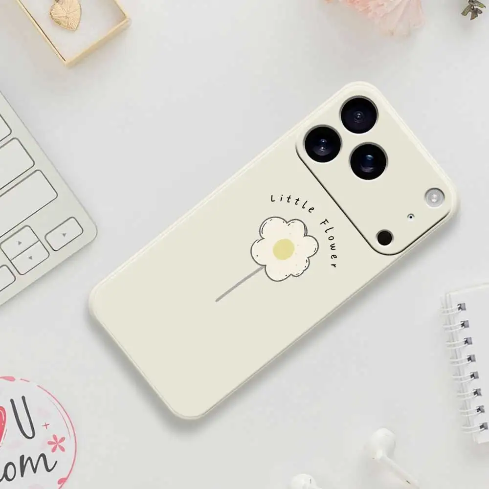 

Flower Pattern Phone Case For iPhone 17 Pro Max 17 Air 16 15 14 13 12 11 Pro Max XS Max 7 8 Plus 16e 16 15 Plus TPU Cover Coque