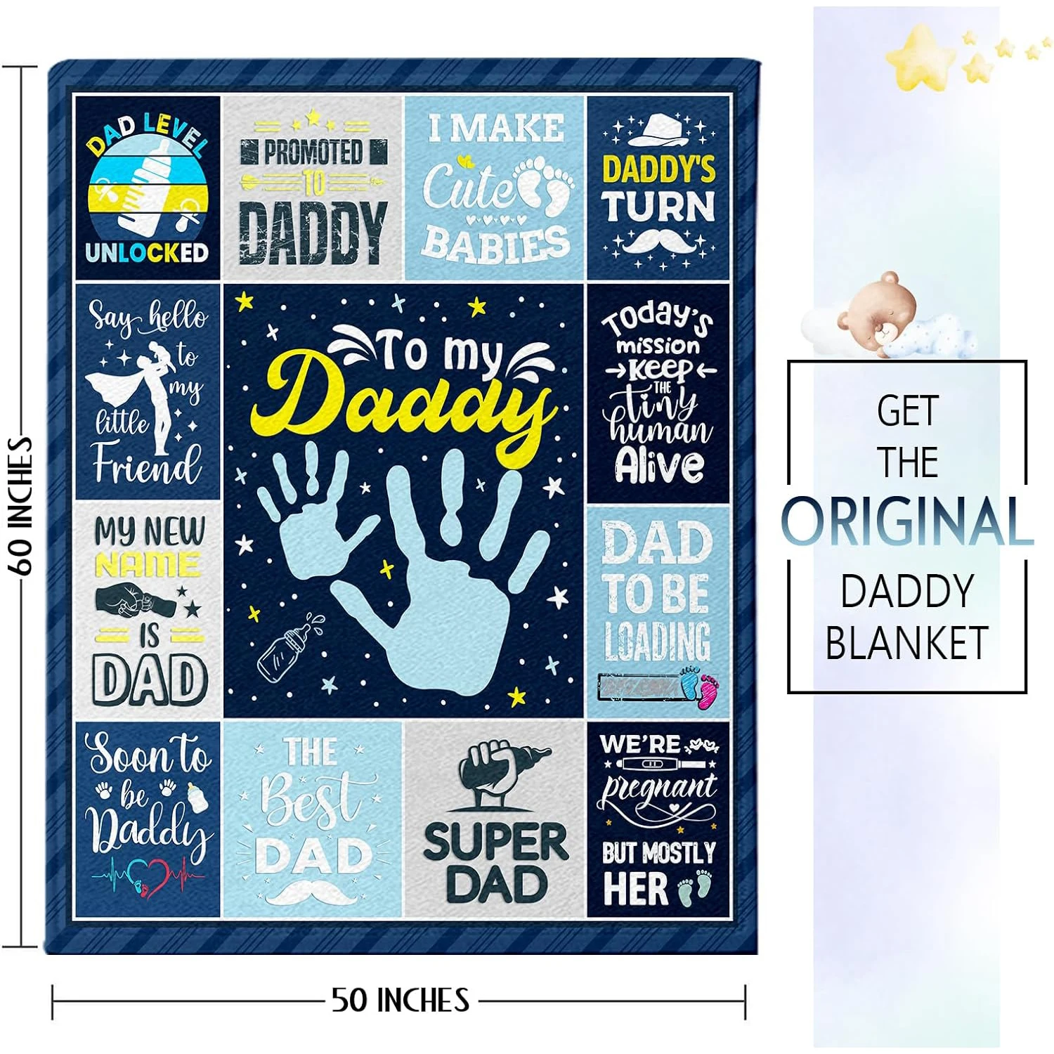 

Father's Day Gift The Best First Father's Day Gift, Revealed by New Parents, Will Become Father's Blanket Gift