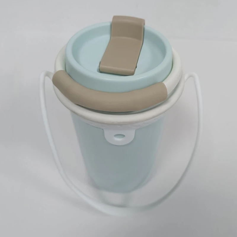 Silicone Water Bottle Handle Portable Leakproof Cup Rope Part Silicone Texture New Dropship