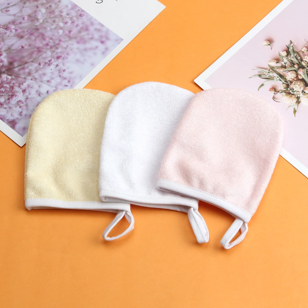 Reusable Facial Cleansing Glove Microfiber Cloth Makeup Remover Towel Face Towel Face Cleaner Pads Face Care Tool