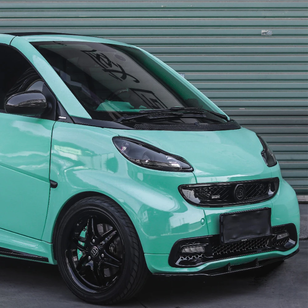 

Super Glossy Tiffany Blue Vinyl Wrap Film Car Whole Body Sticker Roll Film Wrapping Decals For Vehicle Covering With Air Release