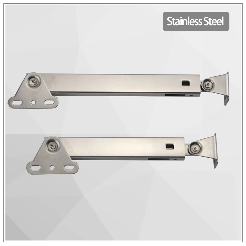 304 Stainless Steel Mechanical Limit Door Support Rod Pull Rod Opens Upward And Extends Sliding Support Rod