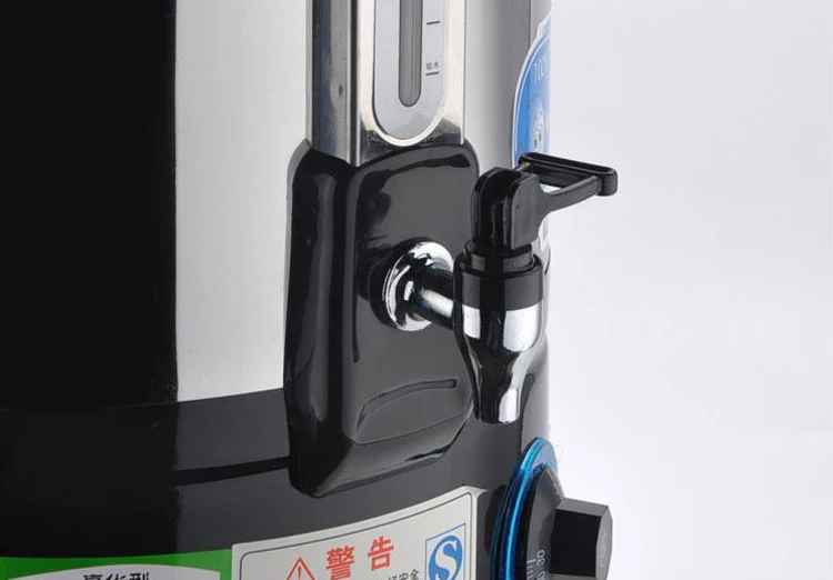 Commercial Electric Hot Water Bucket ฉนวนกันความร้อนสแตนเลสต้มชา เครื่องทําความร้อน ความจุขนาดใหญ่